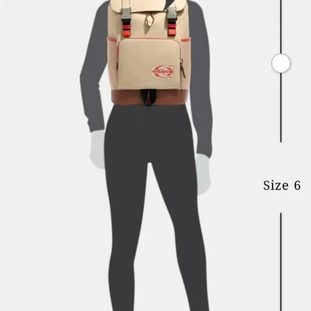 Coach Color Block Track Backpack - Picture 7 of 8